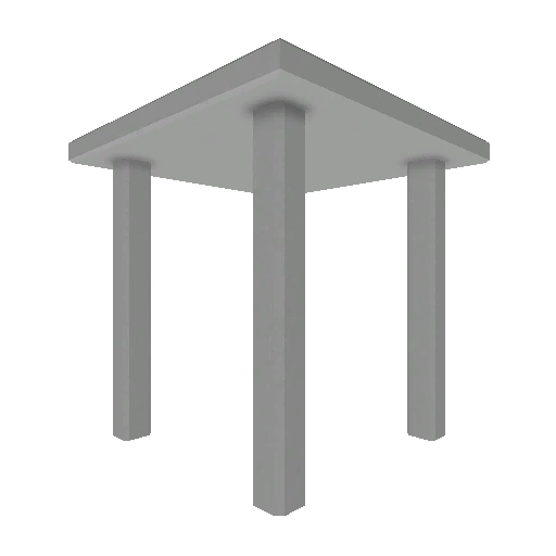 メタルスクエアテーブルのイメージ画像